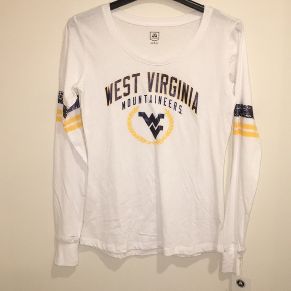 West Virginia Mountaineers Laurel Long Sleeve NWT - Picture 2 of 4